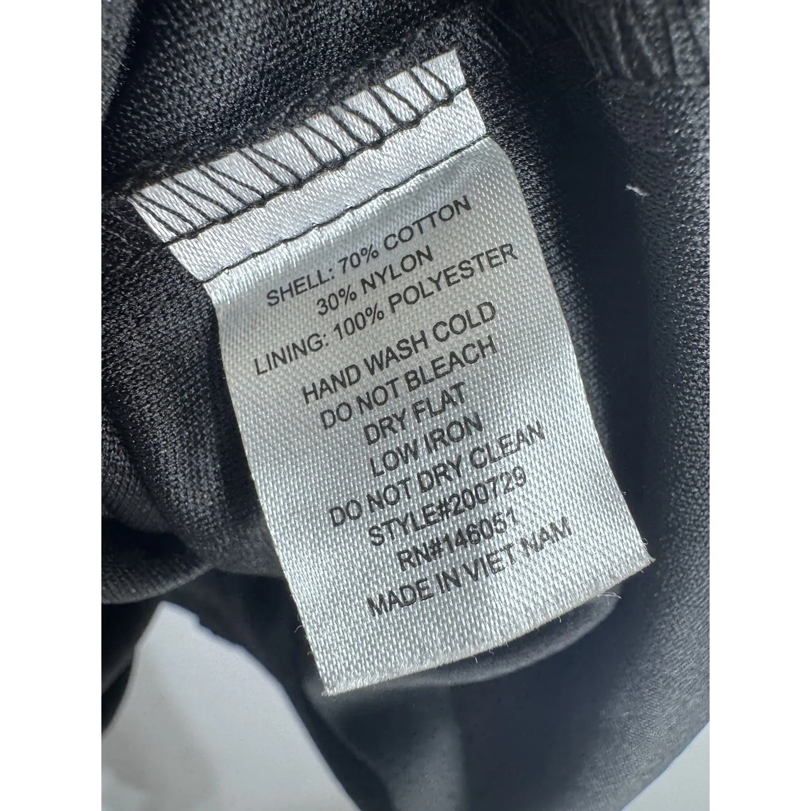 Monteau Top Womens XL‎ Black Blouse Lace Ruffle Goth Victorian High Neck Sheer - Image 5