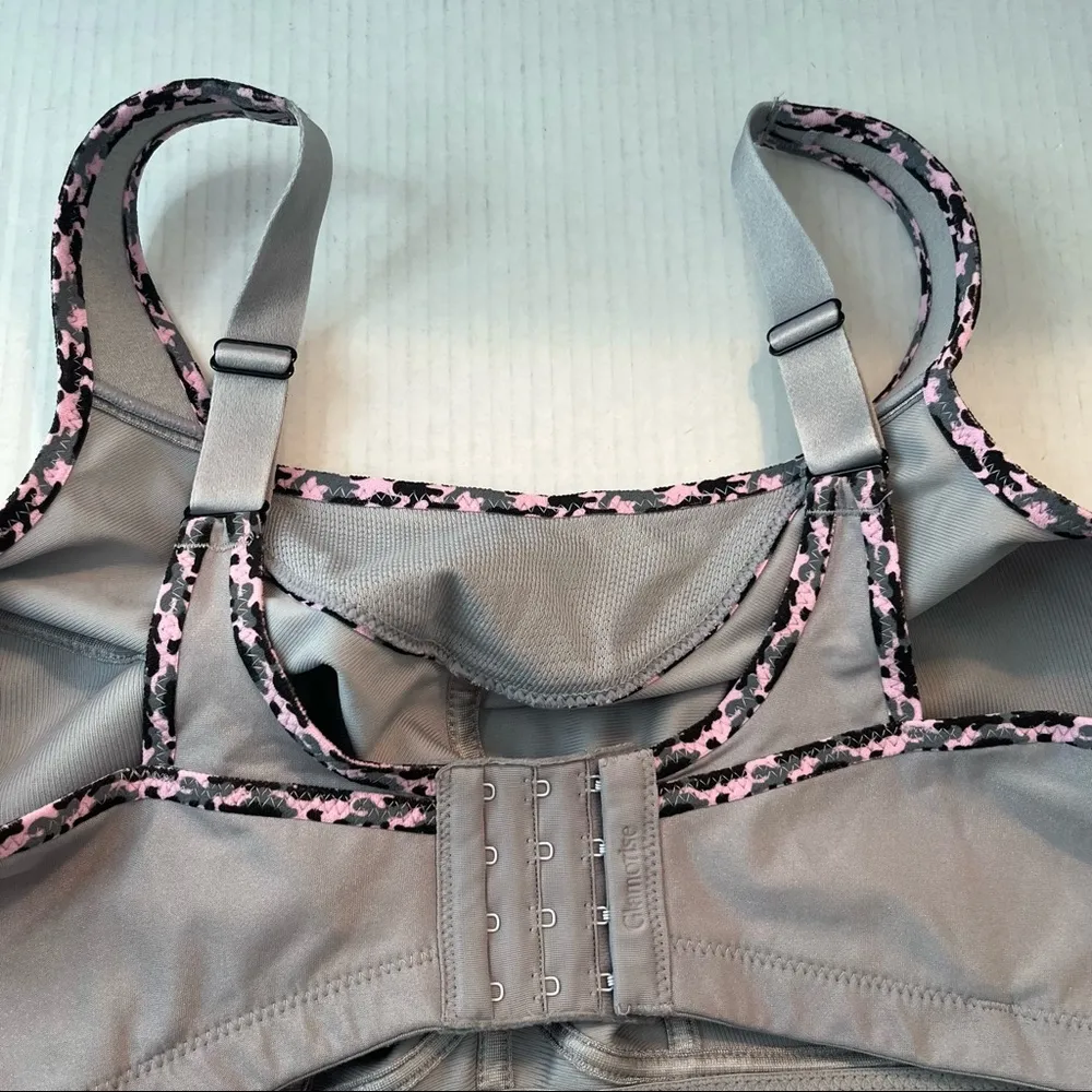Glamorise Sports Bra Silver No - Image 9