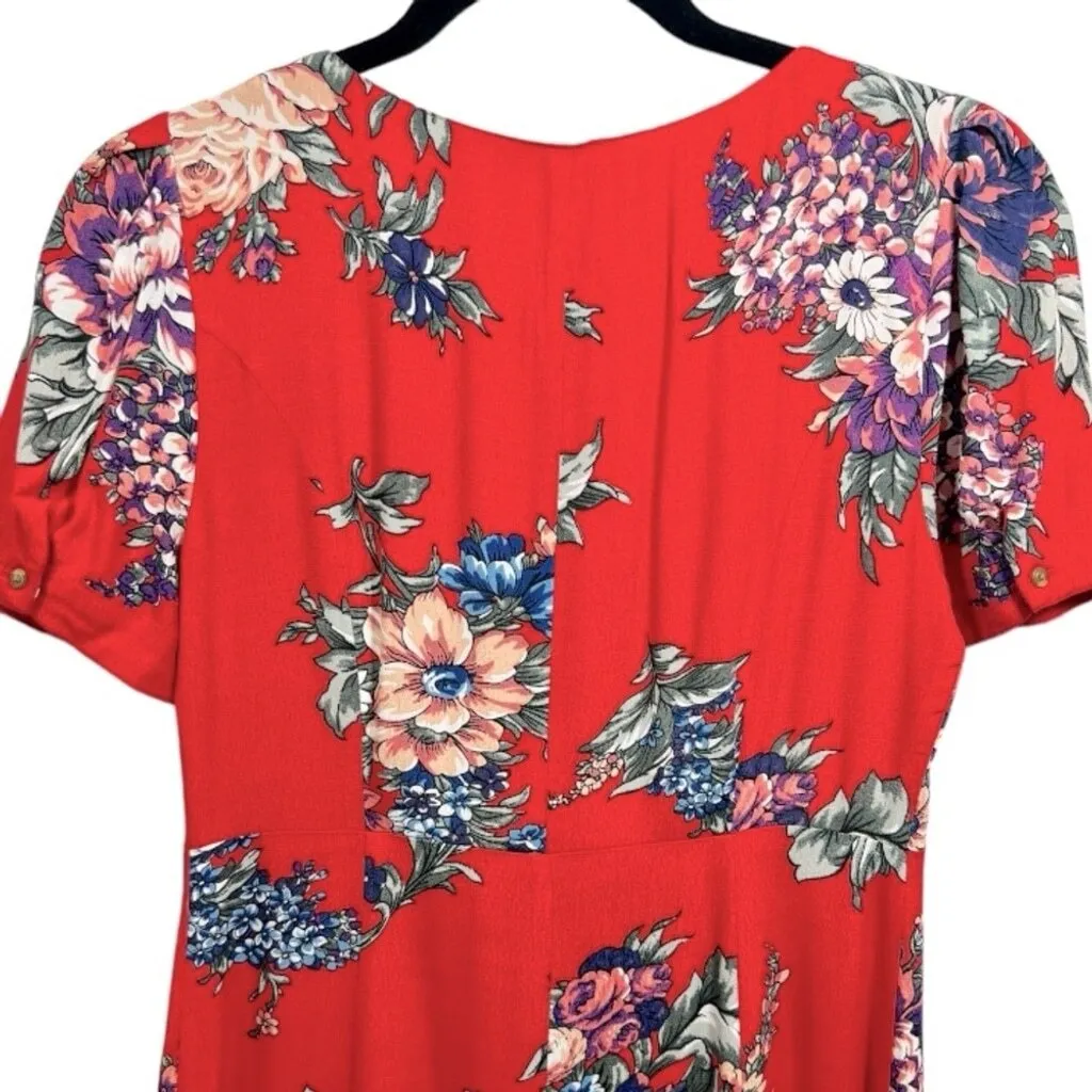 Anthropologie Maeve Caldwell‎ Buttondown Floral Dress 0 - Image 12