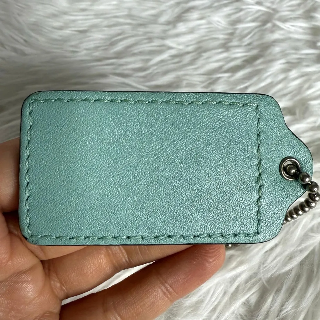 2.5" COACH Fob Bag Charm Hang tag Hangtag - Image 2