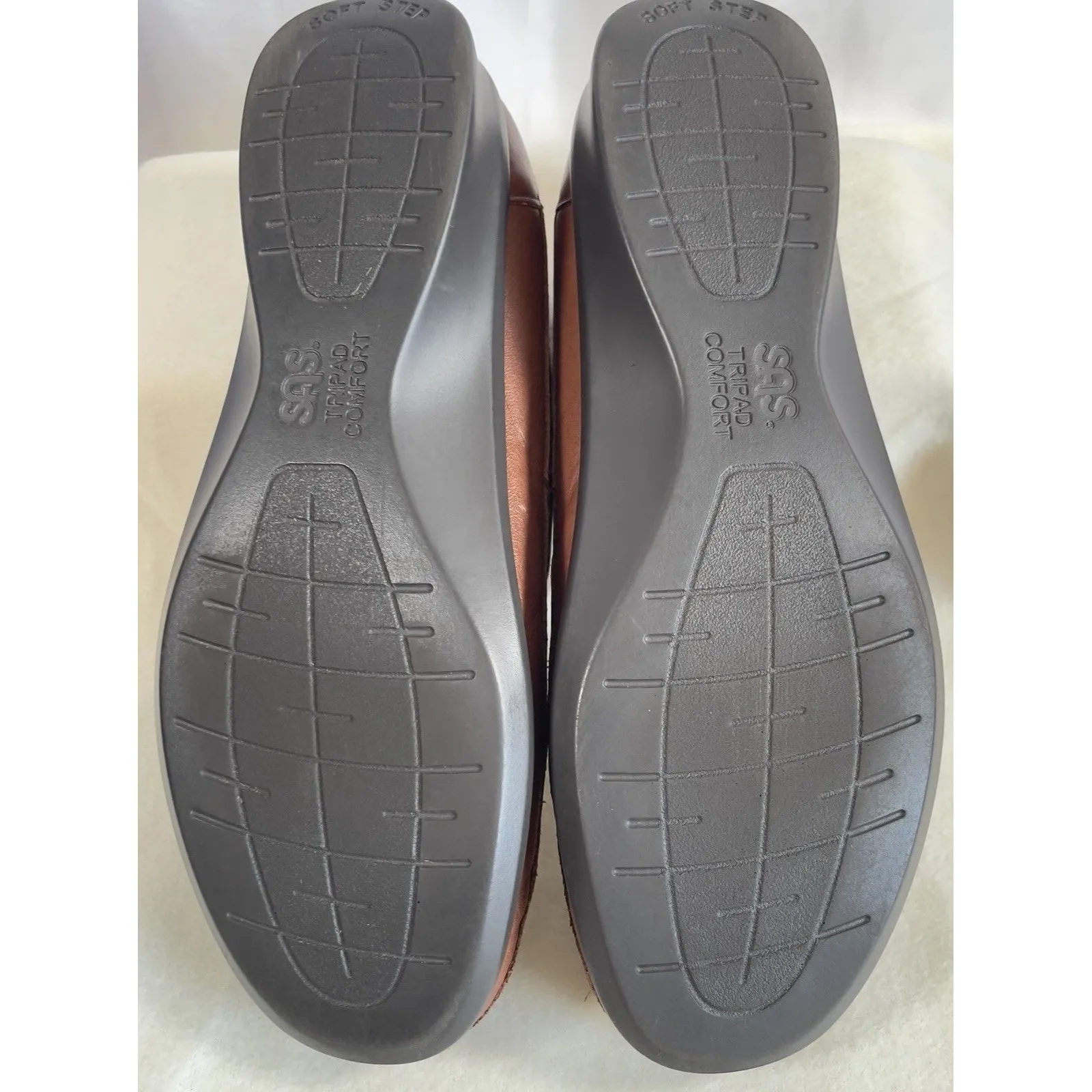 SAS Womens Tripad Roamer Shoes Chestnut Brown Leather Mary Jane Loafers Size 8.5 - Image 6