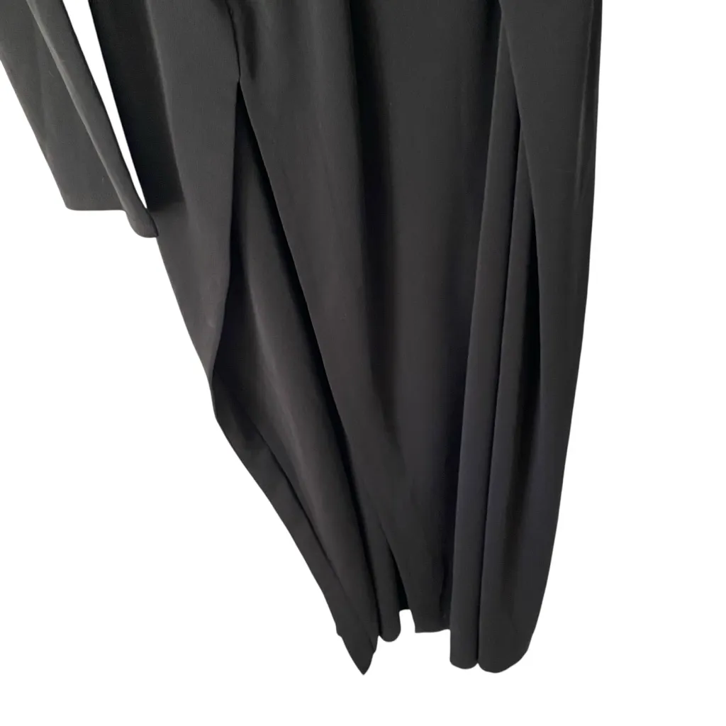 Not Yours To Keep Terry Gown Elegant Black Cut - Image 7