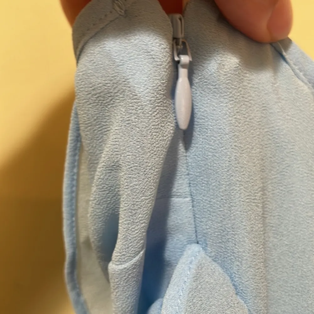 Womens New REVOLVE LOVERS AND FRIENDS DAWN MINI DRESS IN BABY BLUE - Image 9