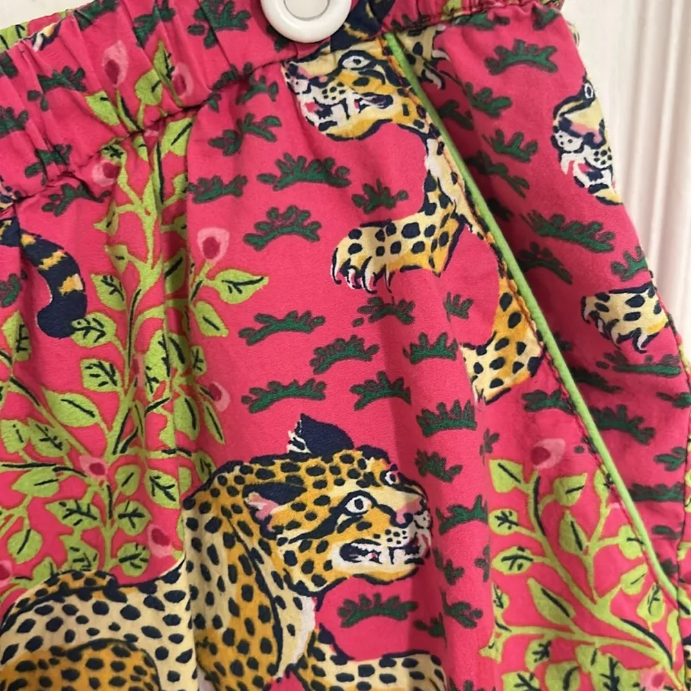 Printfresh Bagheera Sleep Shorts Hot Pink Leopard Print Size 2X - Image 7