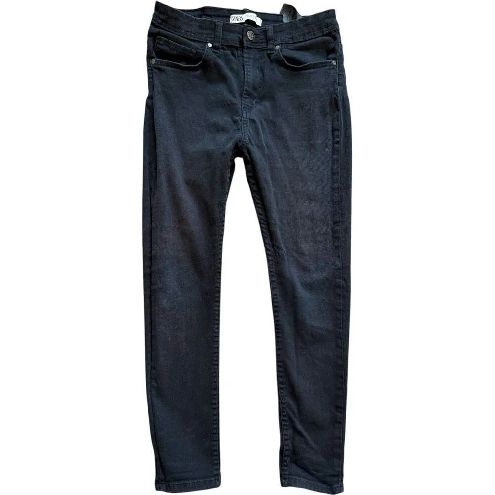 Womens Zara Black Rinse High Waisted Skinny Leg Jeans - Sz 29 - Image 2
