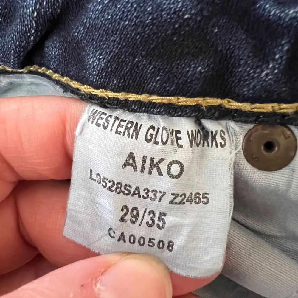 Silver Jeans Womens Denim Blue Jeans Aiko Fit Flare Leg Dark Wash Size 29 - Image 12