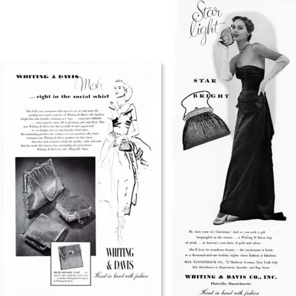 1930s  Gold-Tone Metal Mesh Evening Bag - Vintage Pouch w/ Chain - Image 11