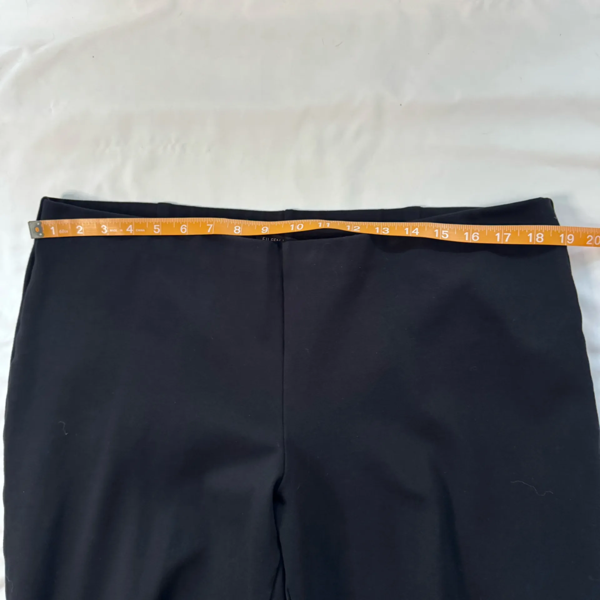 Eileen Fisher Pull On Ponte Knit Ankle Pant Office Career Size L Classic Stretch - Image 3