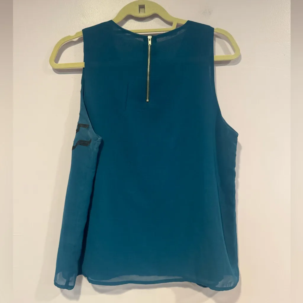 Blue Miami Aztec Francescas embroidered tank top - Image 3