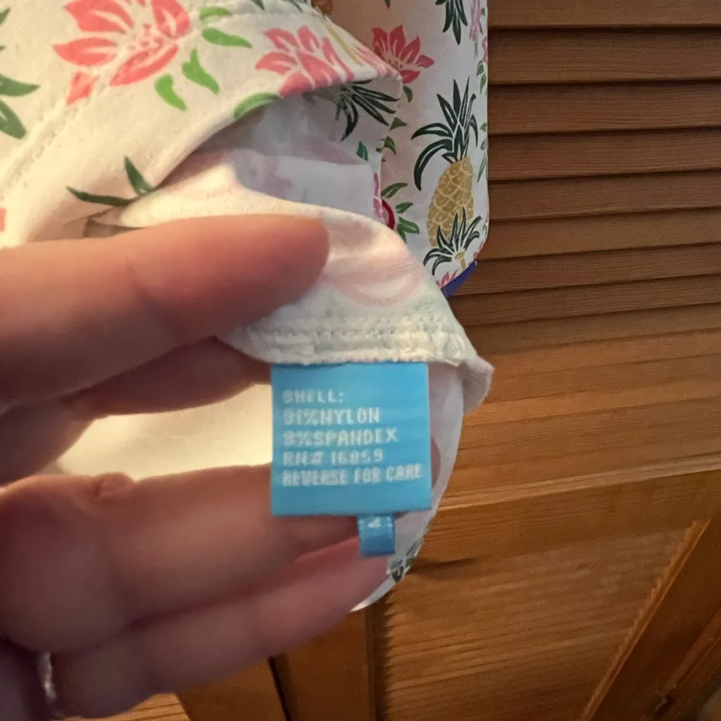 J. McLaughlin Catalina cloth Wavesong Tee 3/4 Sleeve Boatneck size xs - Image 3