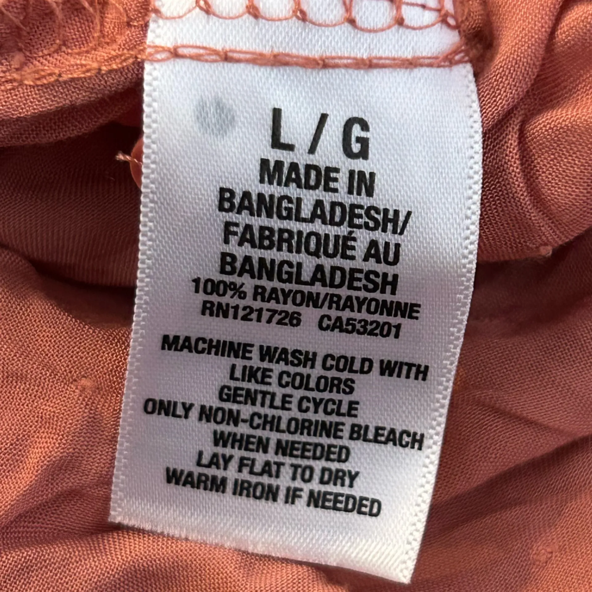 Aeropostale Dusty Rose Pink Long Sleeve Lightweight Cropped Swissdot Blouse Lrg - Image 6