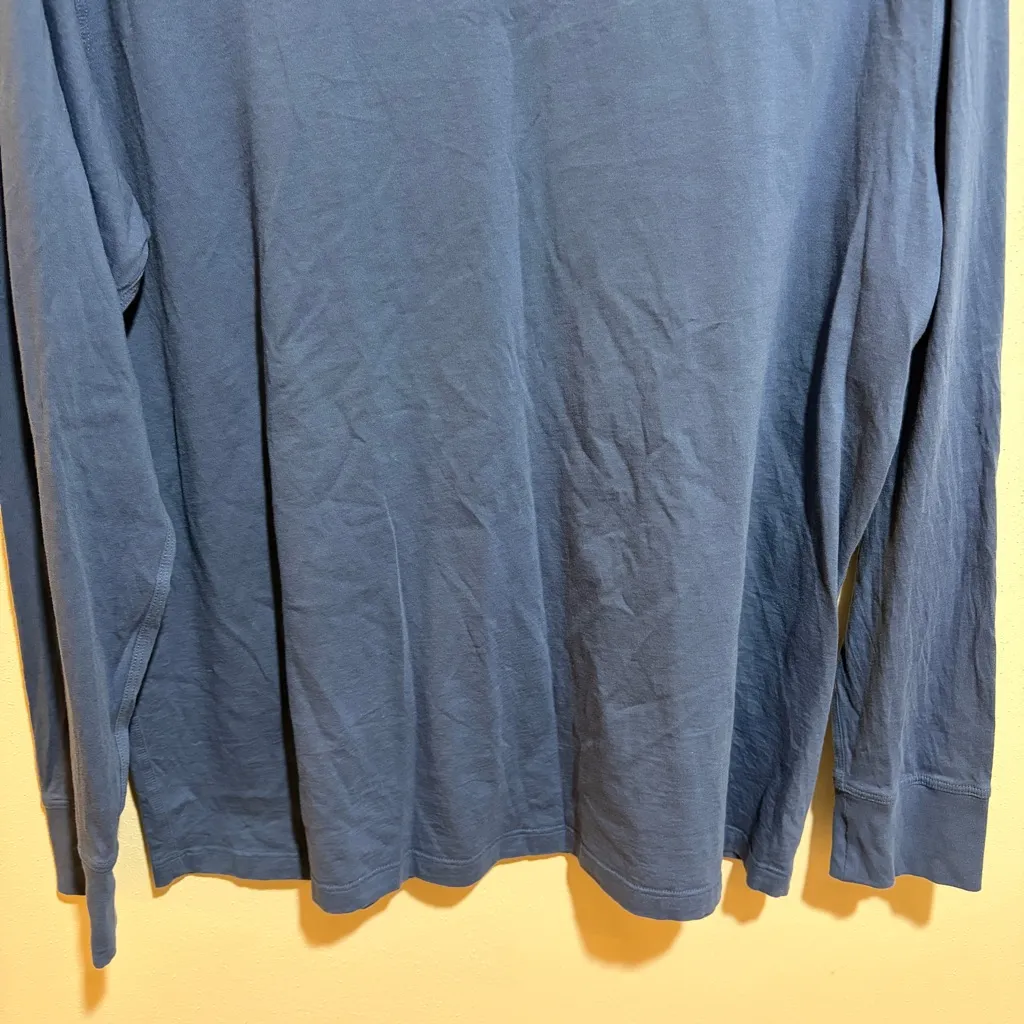 Lululemon All Yours Long Sleeve Crew Neck Shirt in Water Drop Blue - Image 6