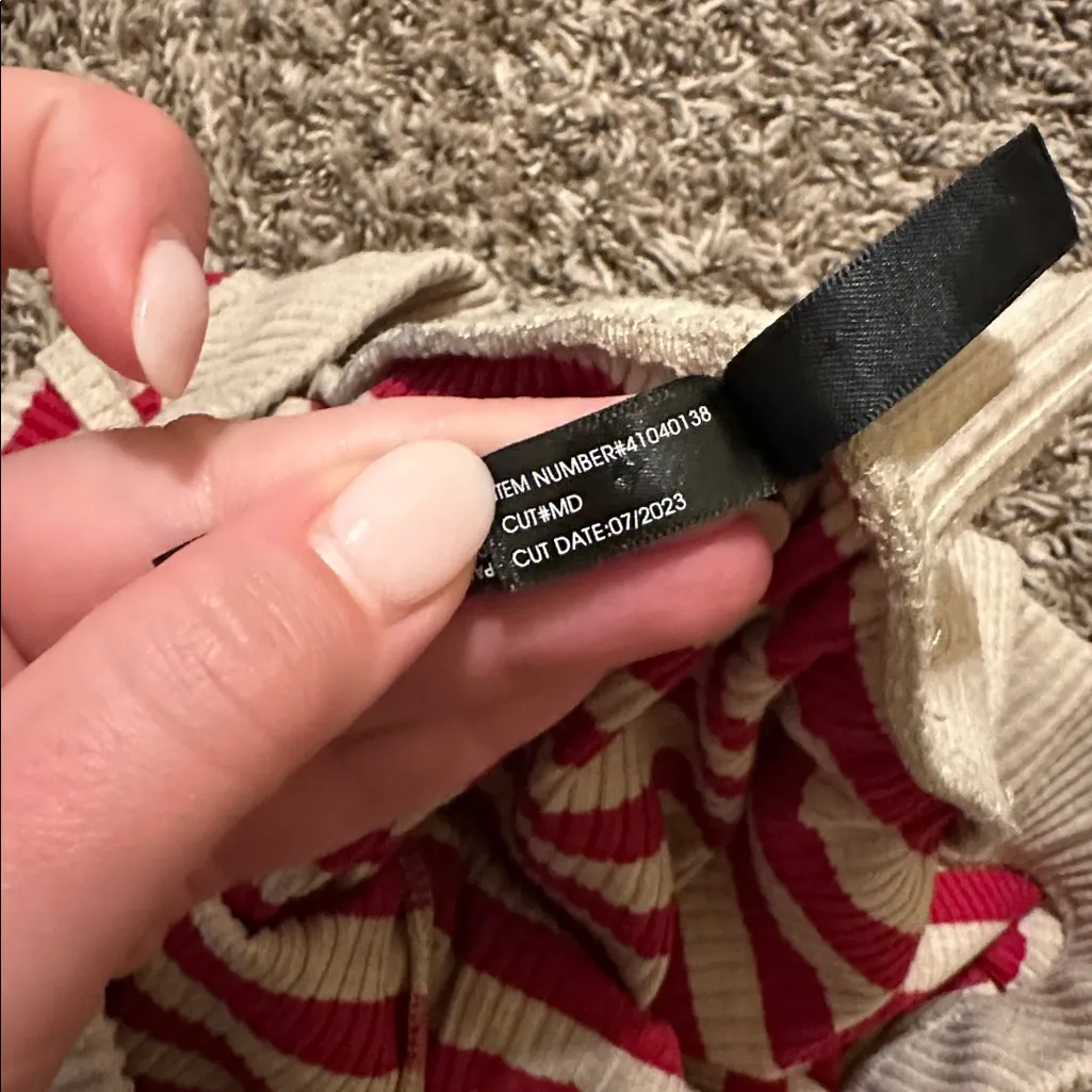 Torrid Sleep Pajama Jogger Pants Striped Red Size 3 - Image 4