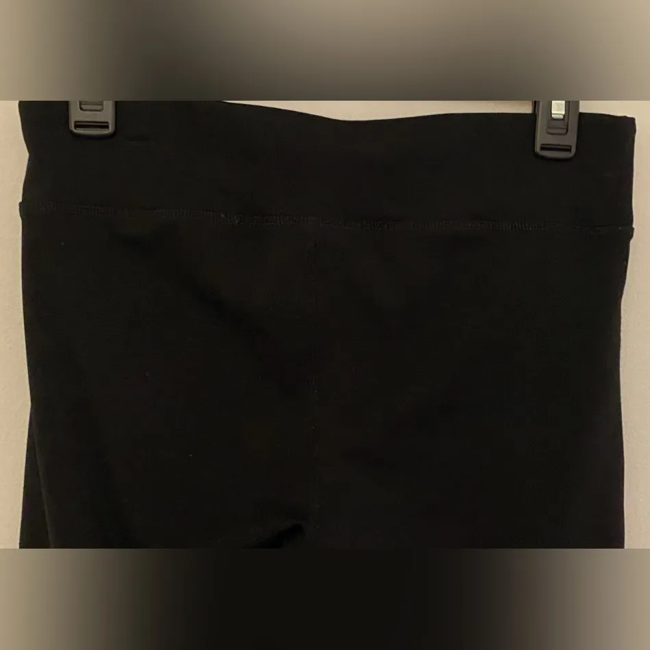 Aero Black and Gray Leopard Print Leggings Women’s Sz Large - Image 8