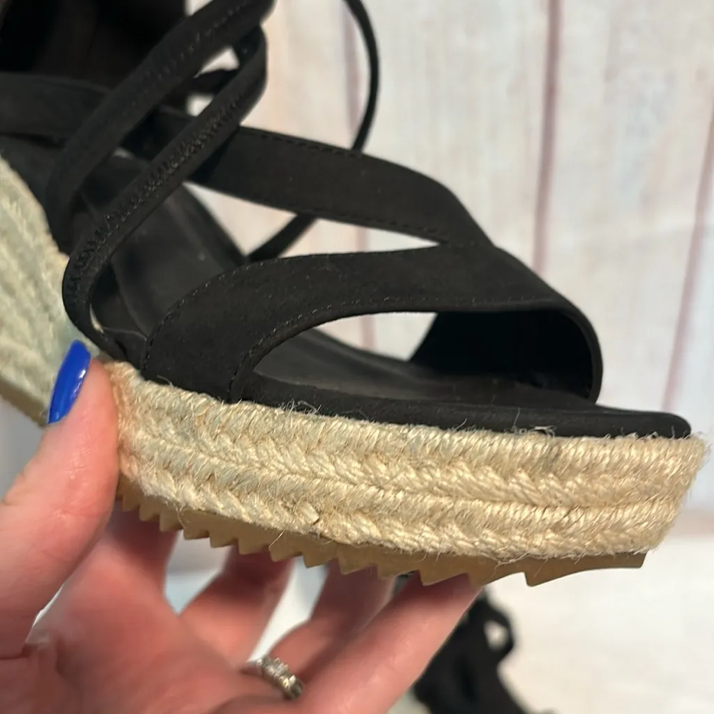 NWOT Eileen Fischer Wanda Tumbled Nubuck Espadrille - Image 4
