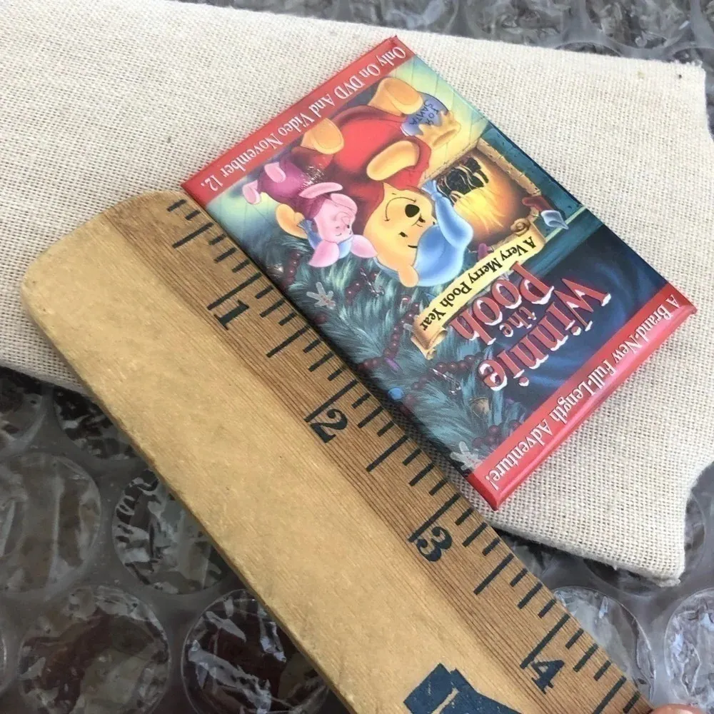 Vintage Disney Winnie the Pooh Button Brooch - Image 3