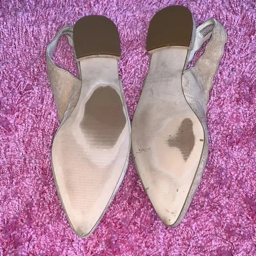 Anthropologie scalloped slingback flats  - Image 3