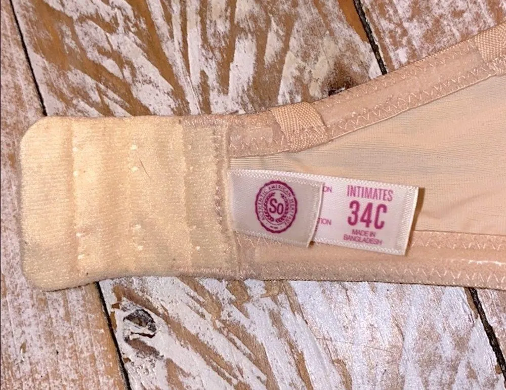 So bra strapless nude 34C - Image 6