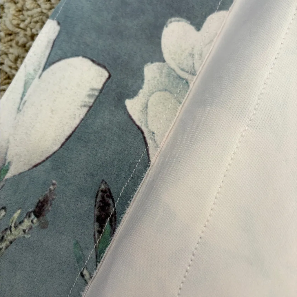 Tempo Paris Blazer Jacket Sz Medium Art Nature Romantic Whimsical Suede Feel V2 - Image 8