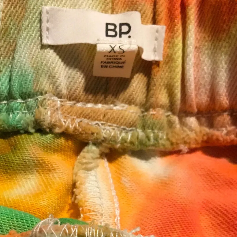BP Women's Size XS Orange Tie Dye Denim Shorts Size XS NWT - Image 3