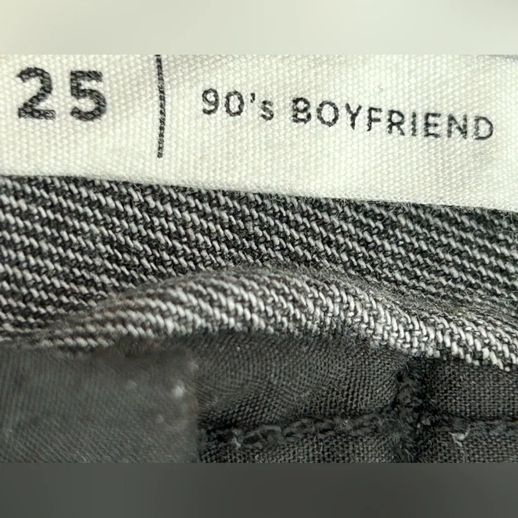 Pacsun Boyfriend Ripped Jeans Black Size 25 - Image 9