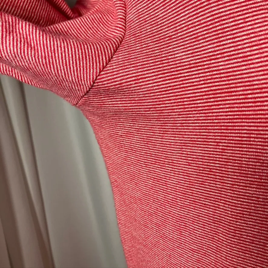 Soma Intimates Women's Bamboo Cotton Blend‎ Lounge Sleep Shirt Dress Red Small - Image 5