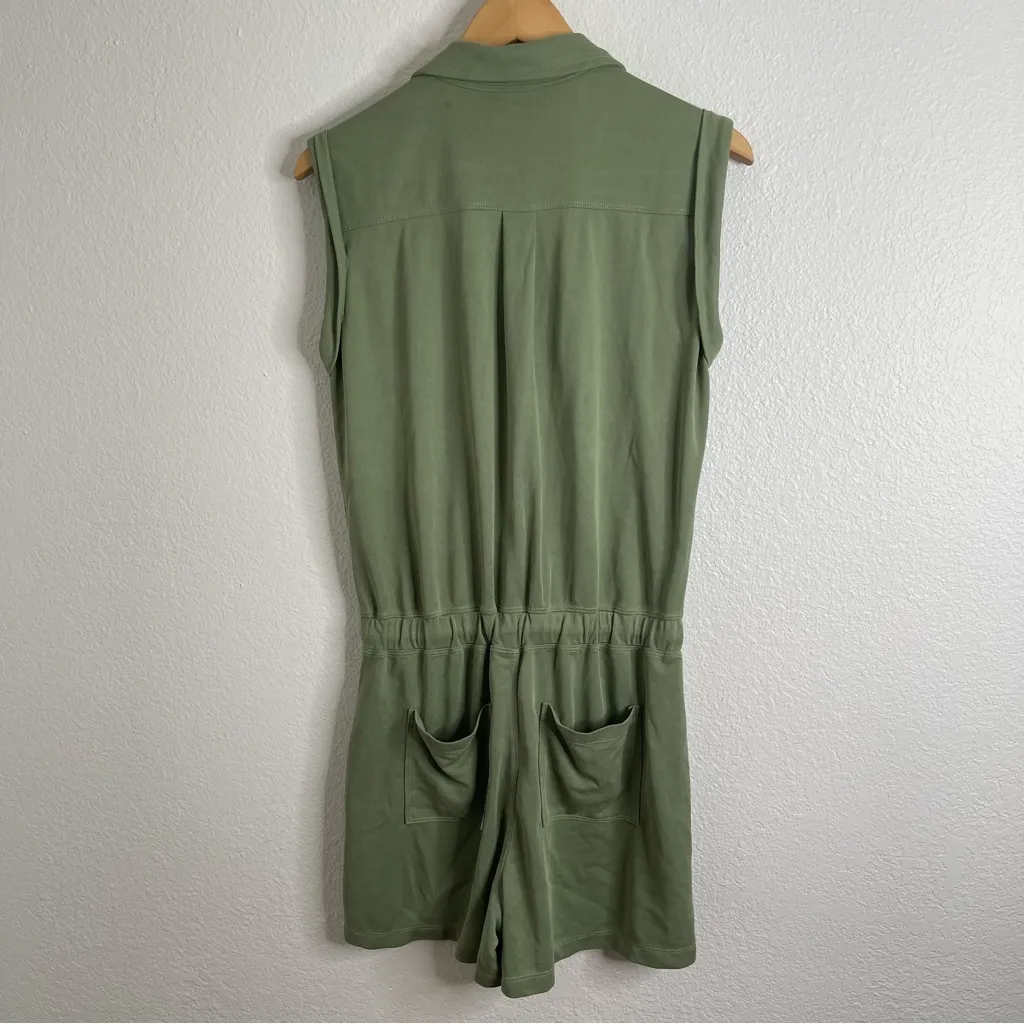 Lou & Grey Romper Green Tie‎ Waist Extra Small - Image 5
