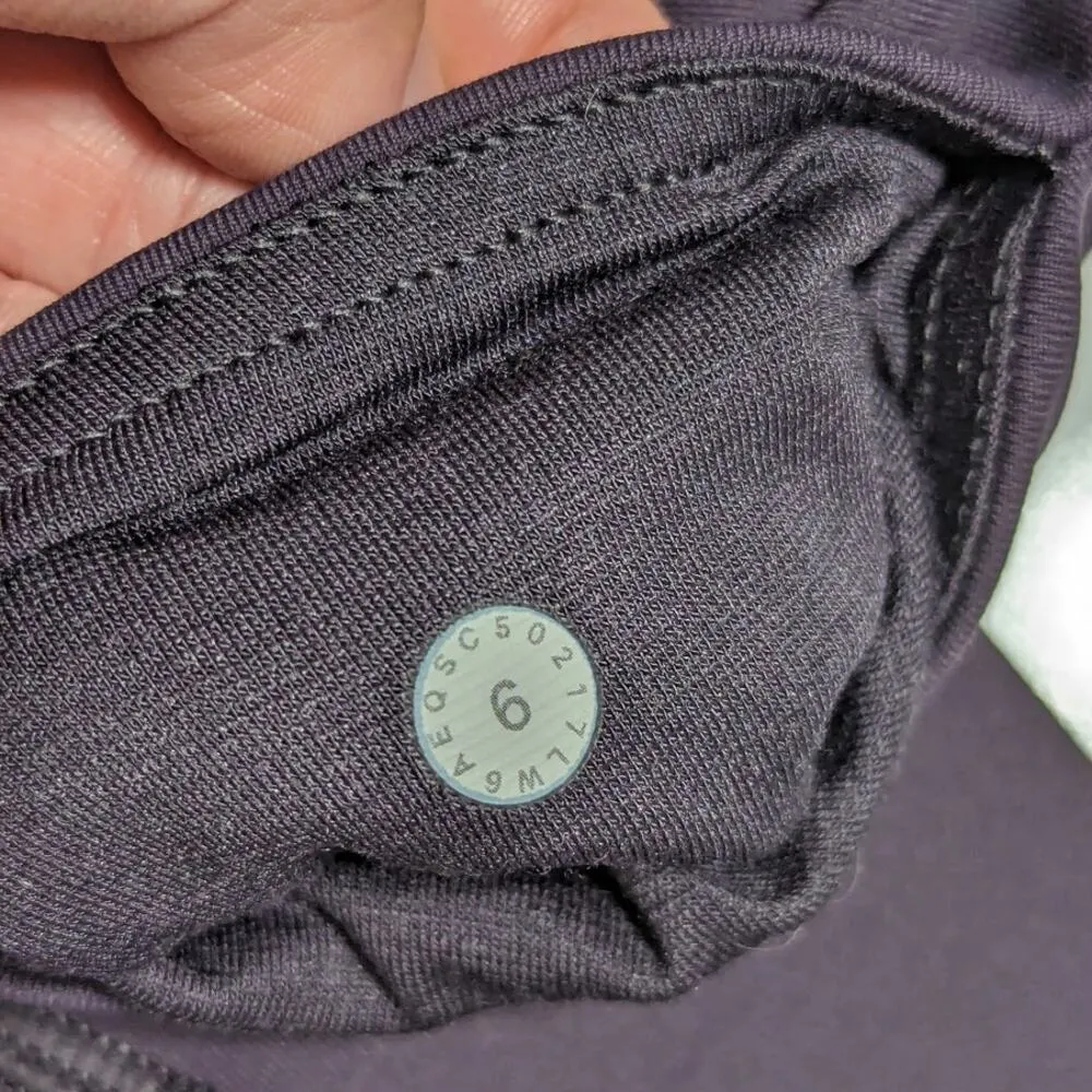 Lululemon Sun Setter Crop Leggings Boysenberry Plum Purple Womens 6 Sportswear - Image 4