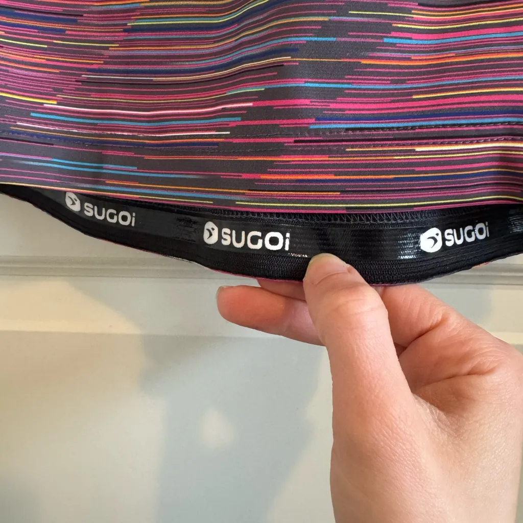 Sugoi Cycling Workout Multicolored Tank Top Pink - Image 6