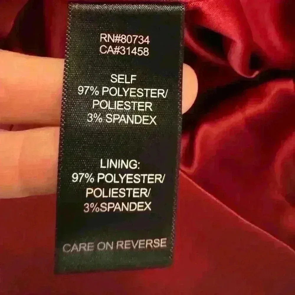 Womens Red Max and Cleo Dress - Image 4