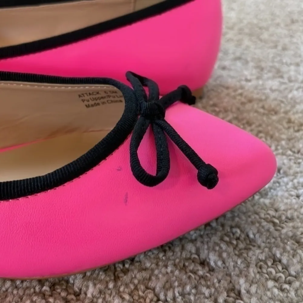 Penny Loves Kenny Neon Pink Attack Ballet Flats - Image 11