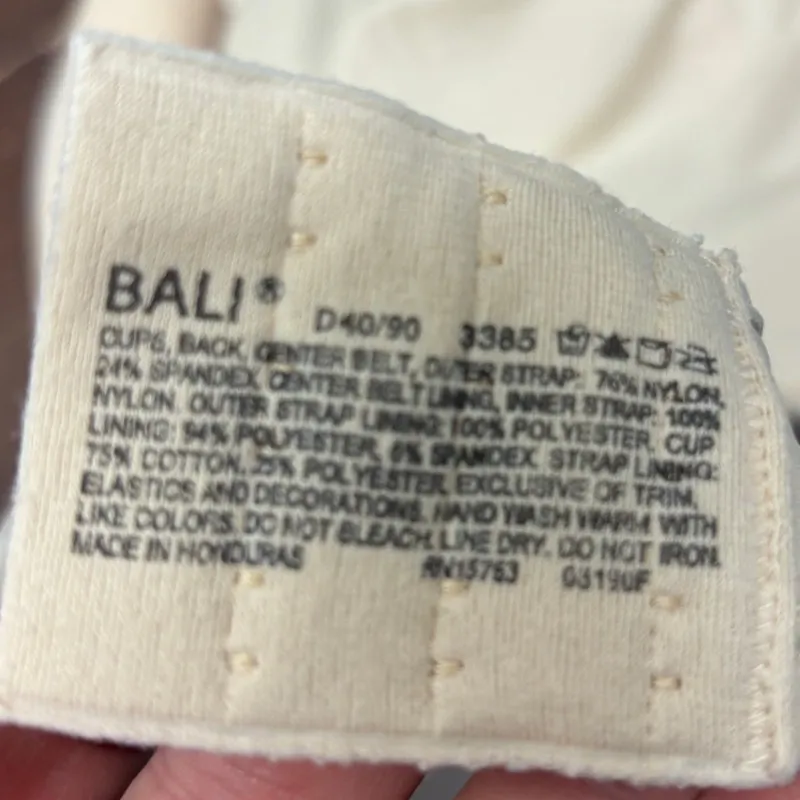 Bali Size 40D Passion for Comfort Seamless Underwire Minimizer Bra 3385 - Image 4