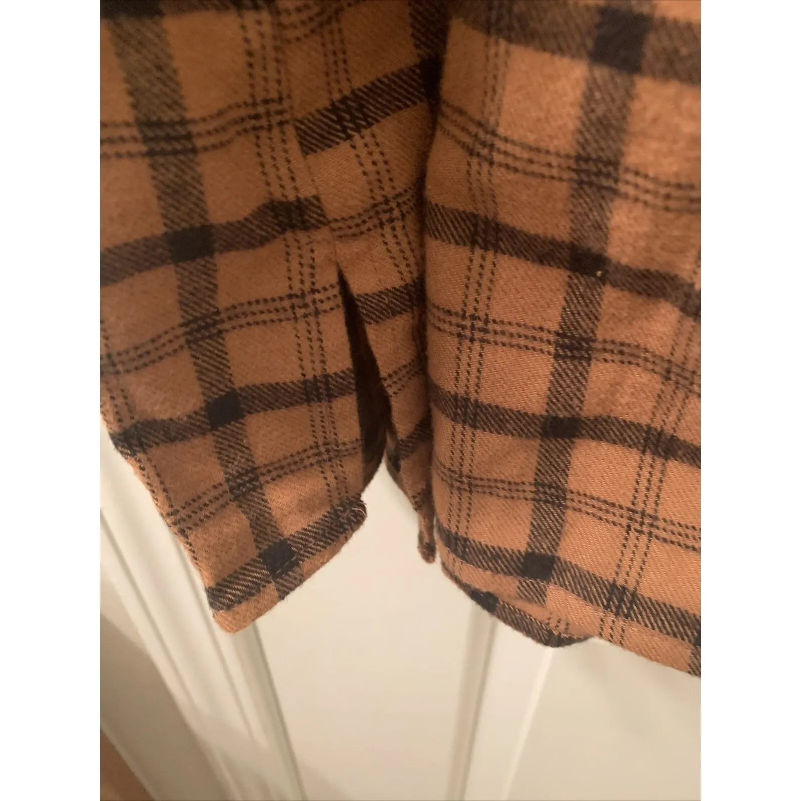 Isabel Maternity by Ingrid & Isabel Women's Size XXL Flannel Plaid Shirt Top - Image 9