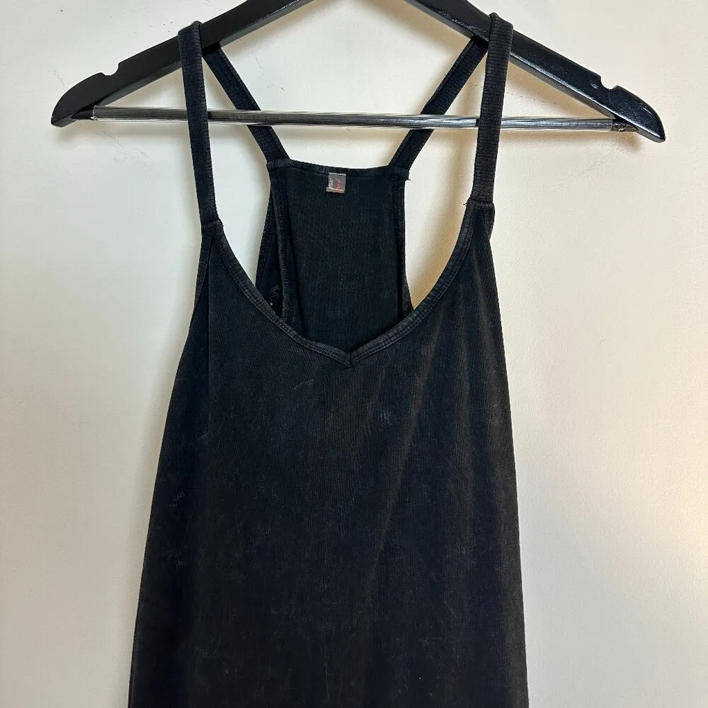 FREE PEOPLE Movement Hot Shot Mini Dress in Black Size Small - Image 5