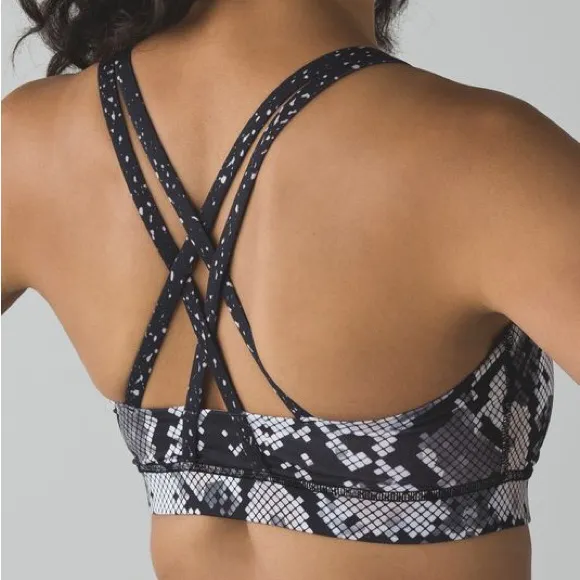 lululemon Snake Print Energy Bra Size US 4 - Image 2
