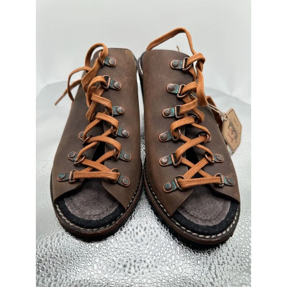 Woolrich Rockies Leather Mules Brown Shoes Lace-up Size 6.5 NWT - Image 2