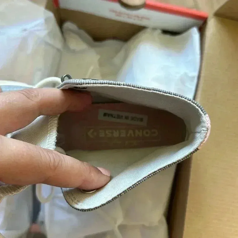 NIB Converse Chuck 70 Sneakers in Gray and Pink Women’s Sz 5.5 - Image 9