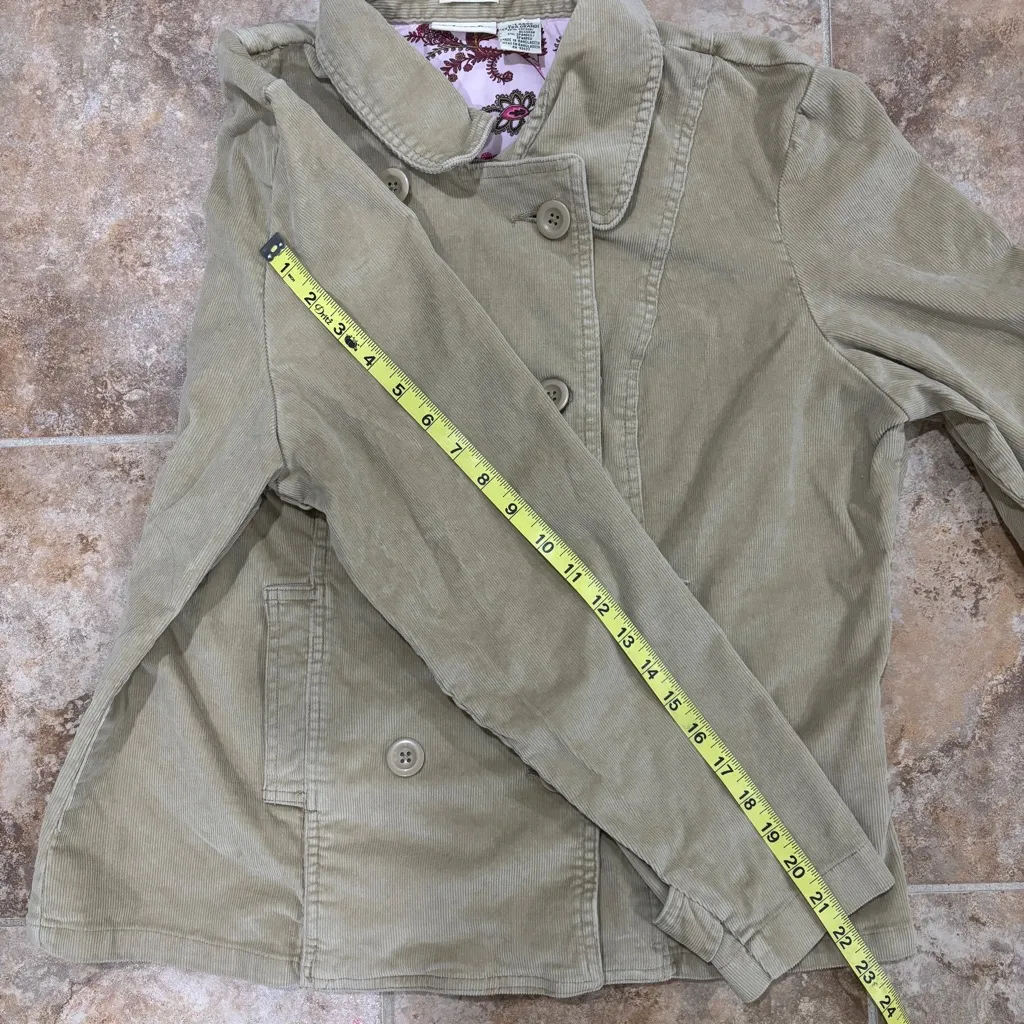 Early 2000s y2k vintage St. John’s Bay tan corduroy jacket - Image 6