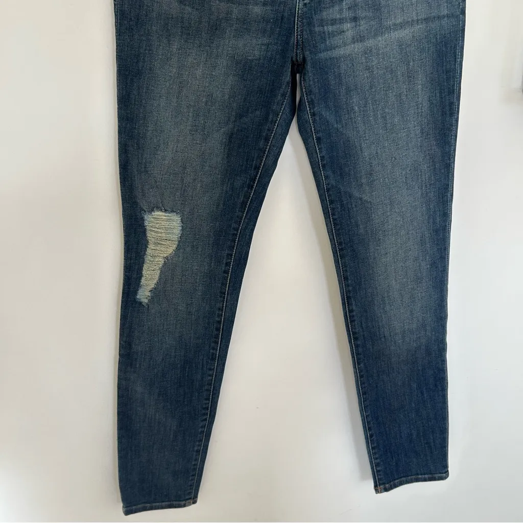 NWT DL1961 Farrow High Rise Instaslim in Rebellion Wash Distressed Jeans Size 28 - Image 5