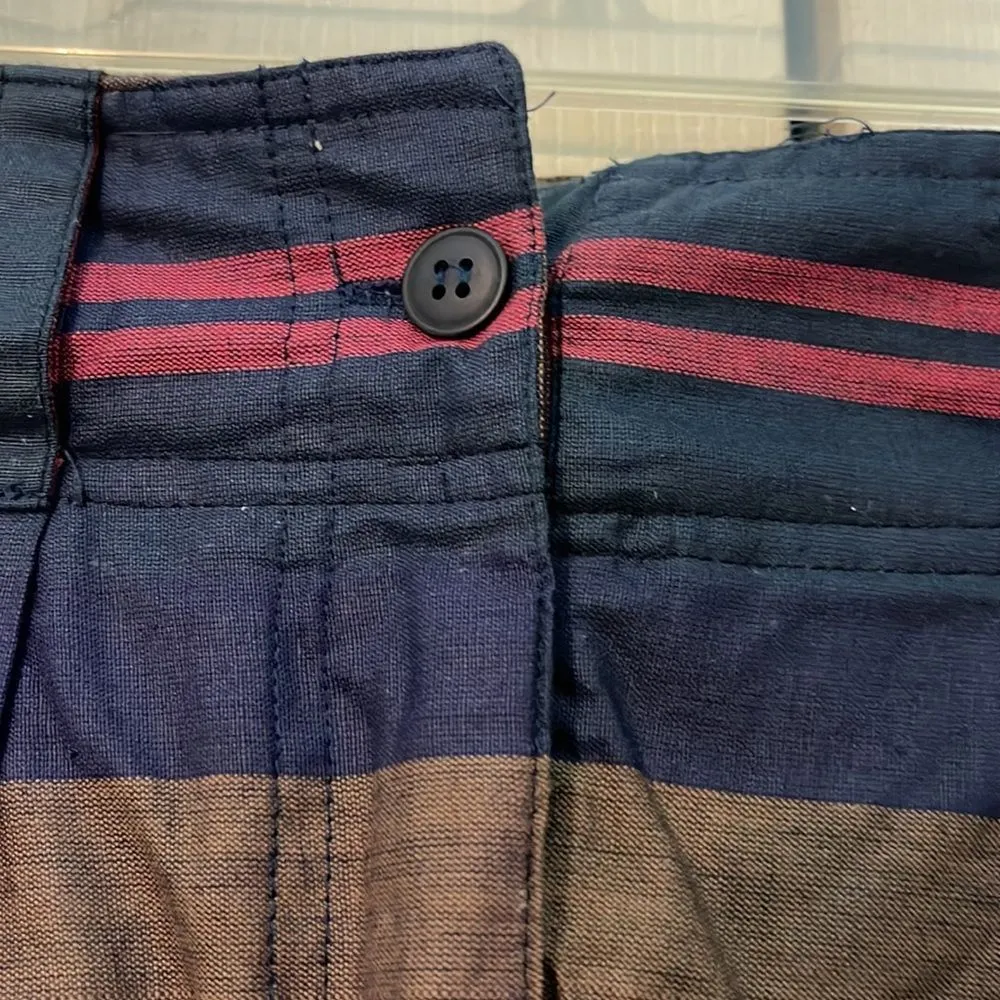 Vintage Just Class Plaid Tartan Shorts 1980s 1990s 28 Inch Waist 100% Cotton - Image 7