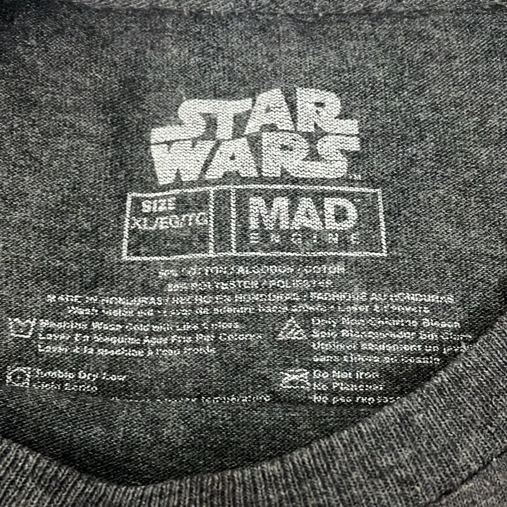 Star Wars Mandalorian gray short sleeves Graphic T-Shirt womans size xtra large - Image 3