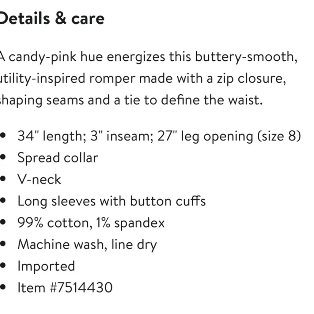 Paige NWT  Pink Long Sleeve Romper - Image 5
