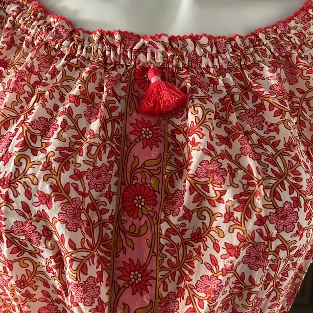 Poupette St. Barth Nana Off the Shoulder Top, Size XS NEW w/Tag $140 - Image 8