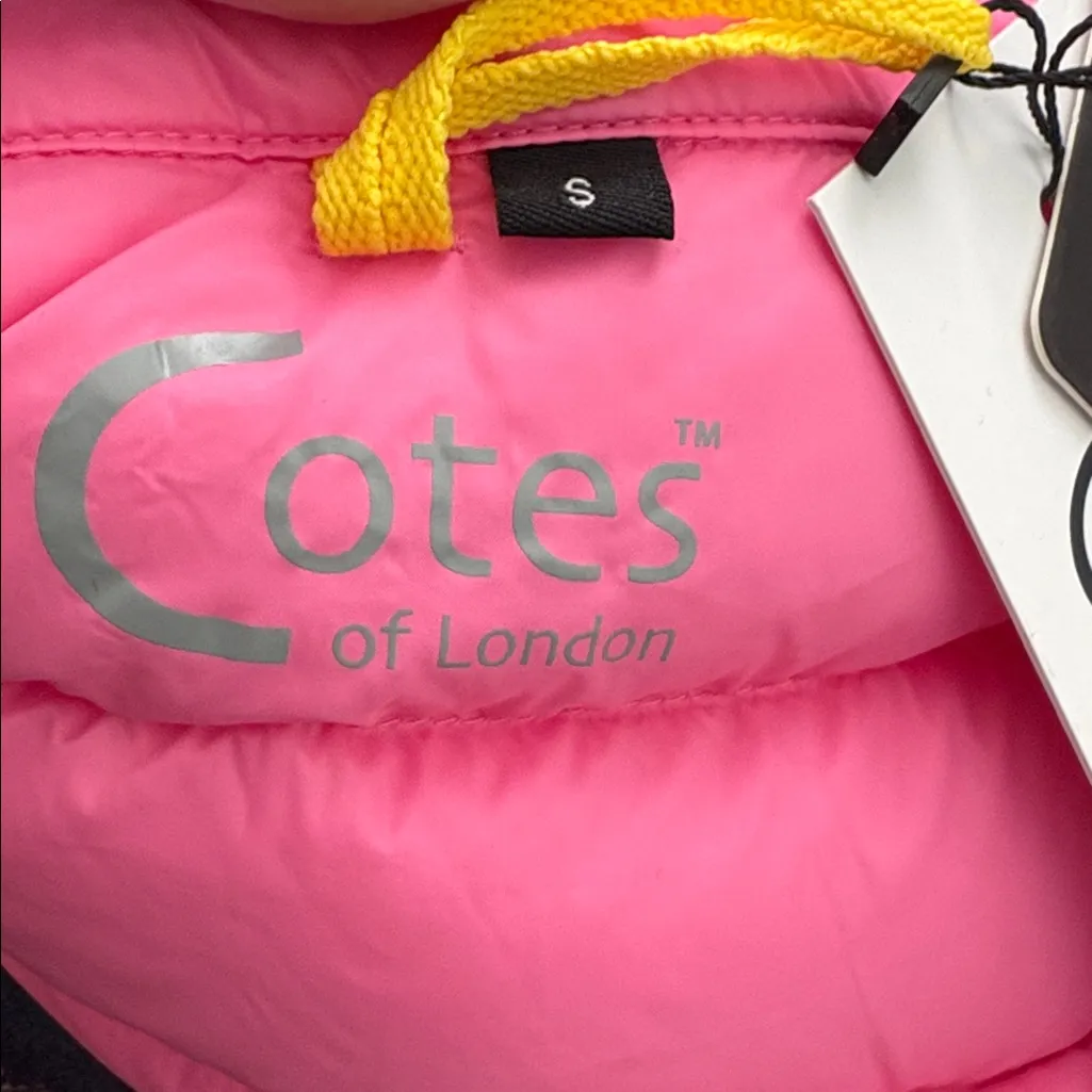 Cotes of London St. Ives Down Vest Bubblegum Pink NEW embroidered logo - Image 7