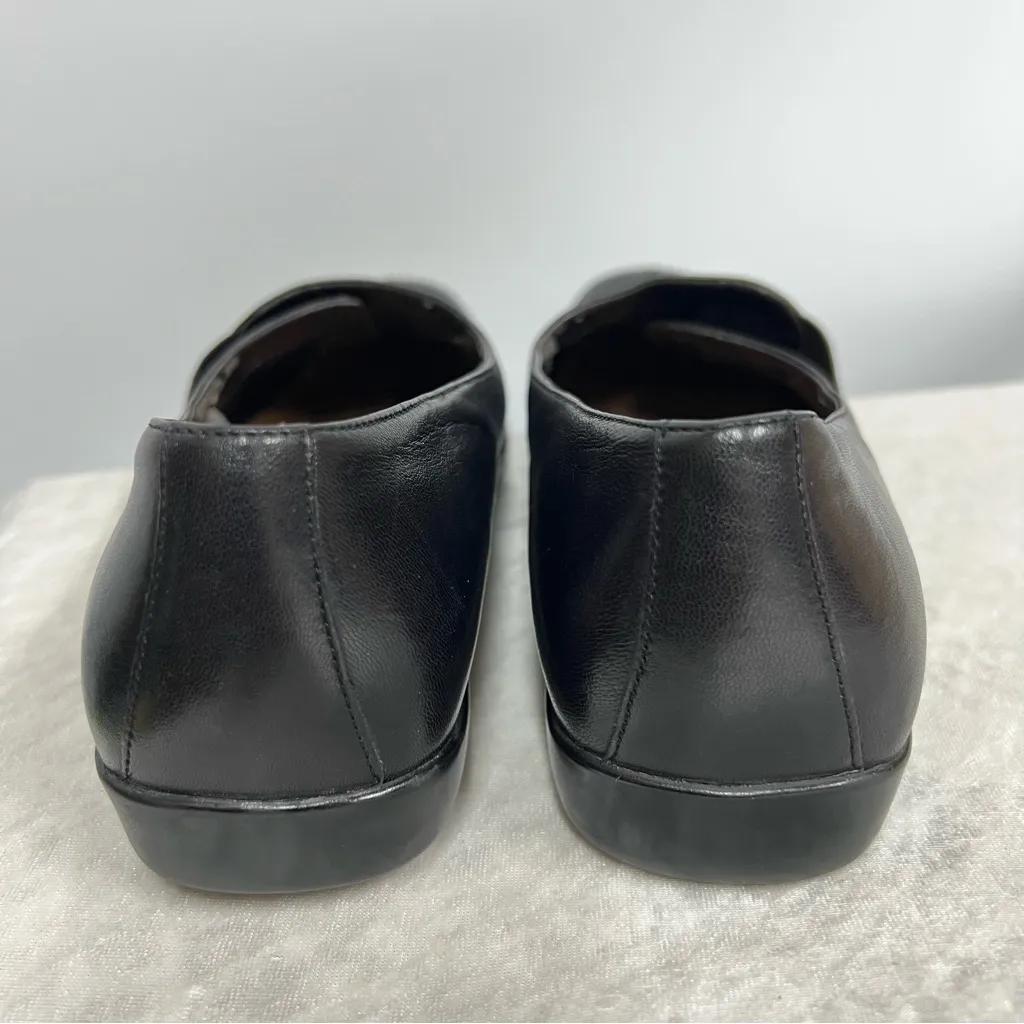 Naturalizer Tiber Shoes Size 7 1/2M Black Leather comfort loafers - Image 5