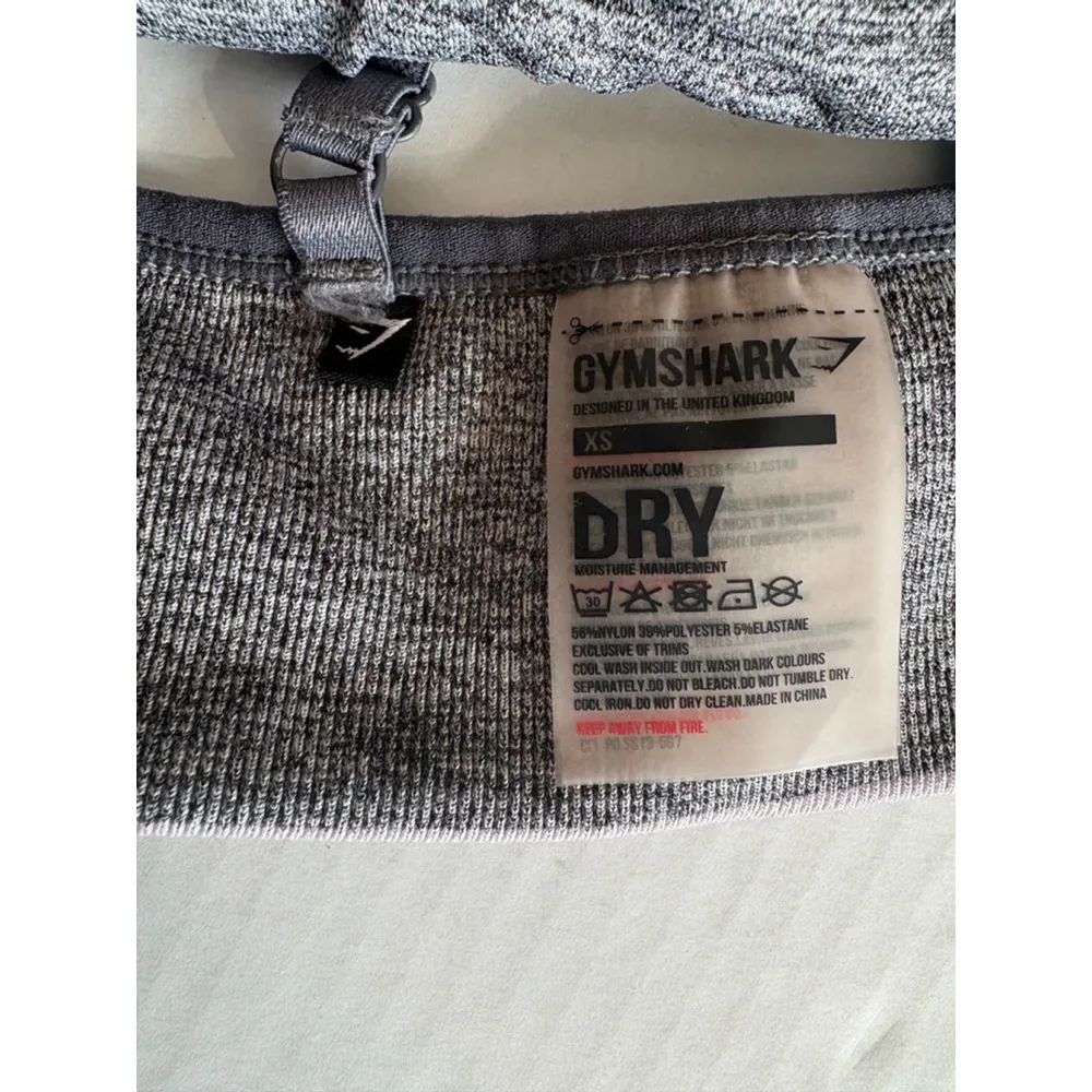 Gymshark FLEX STRAPPY SPORTS BRA gray pink XS - Image 6