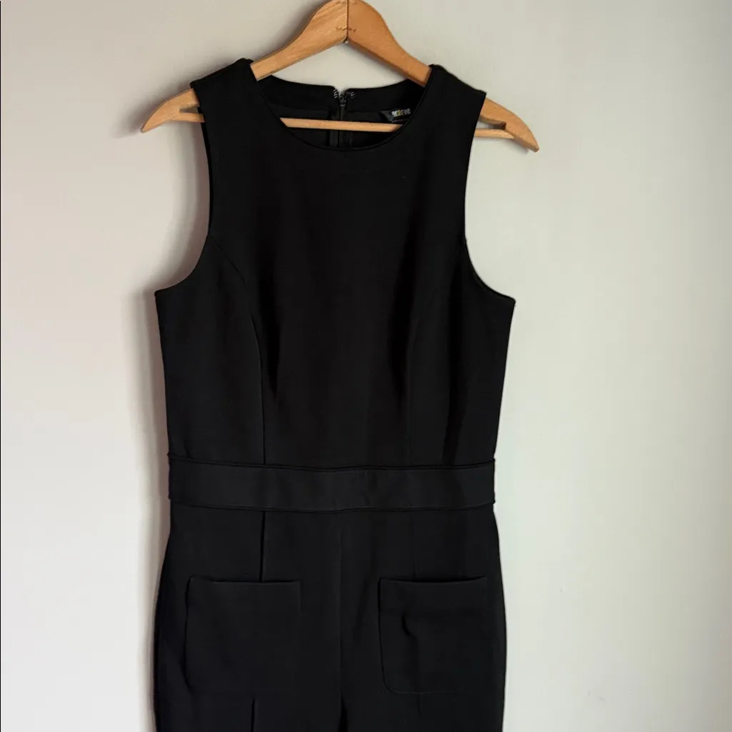 Anthropologie Maeve Ponte Wide-Leg Jumpsuit Small - Image 4