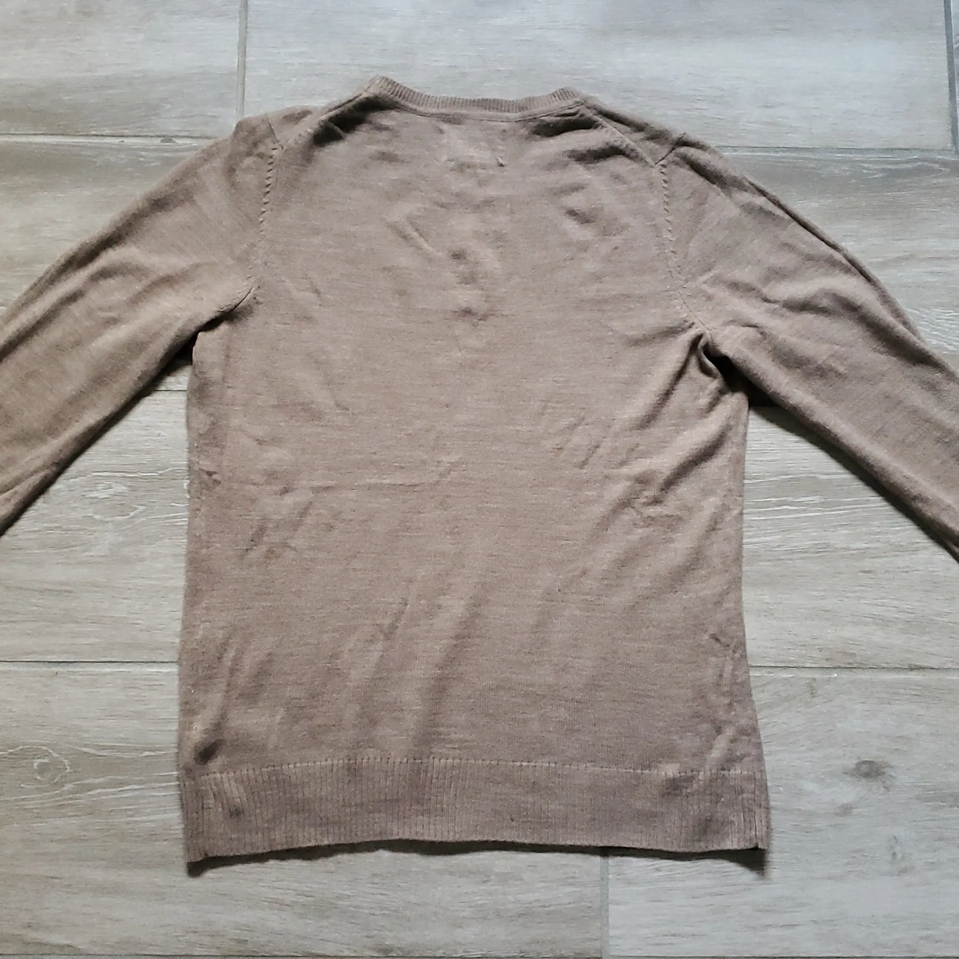 Debbie Morgan Oversized Crewneck Sweater Brown - Image 11