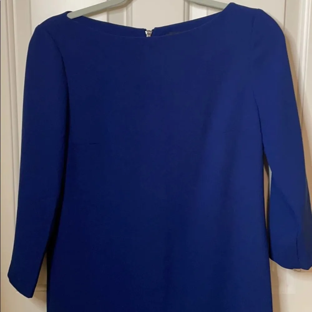 French connection long sleeve blue dress size 2 - Image 4