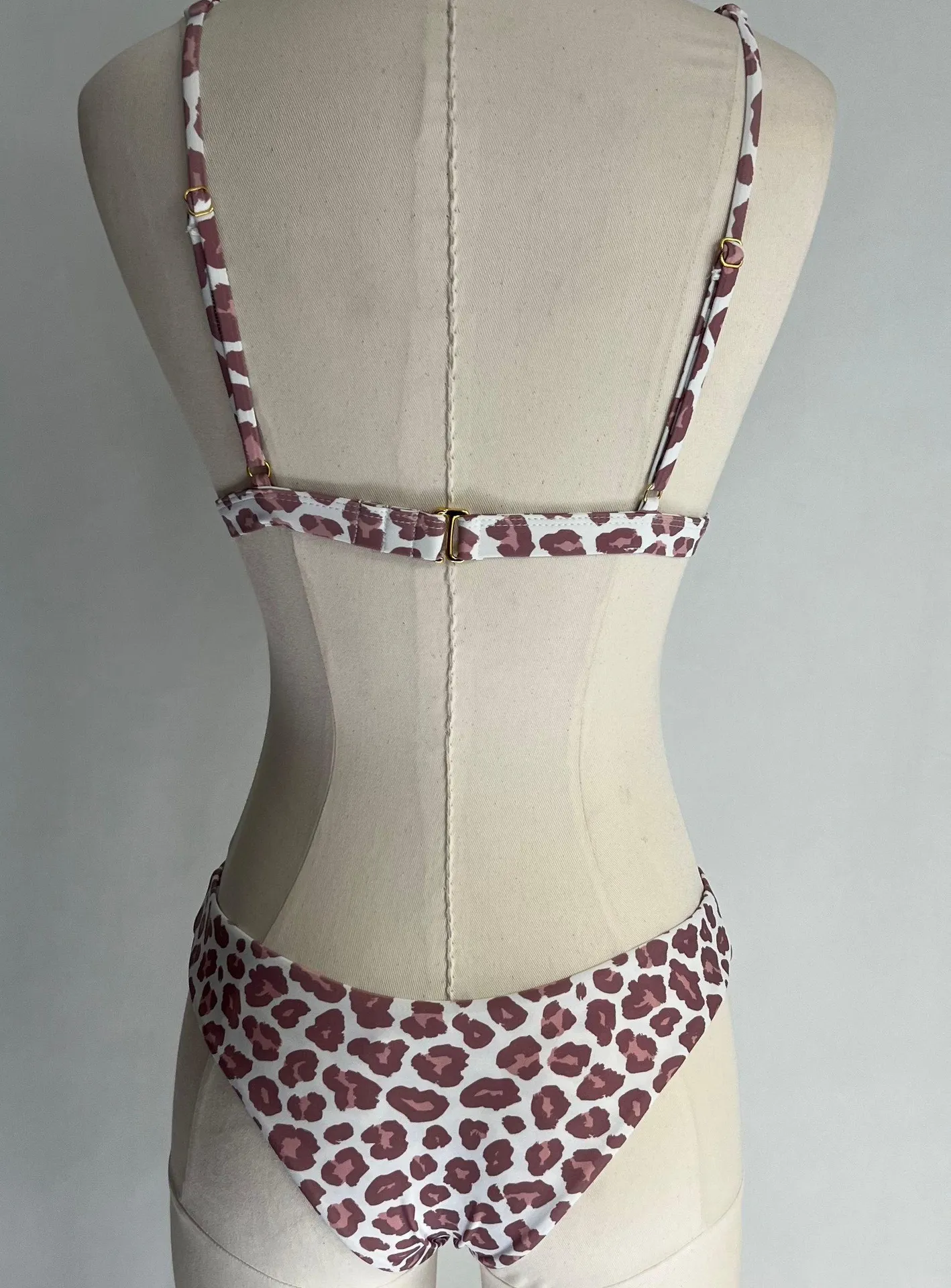 Bella Mauve Cheetah Bikini Set NWOT - Image 6